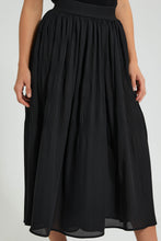 Load image into Gallery viewer, Redtag-Black-Tiered-Trouser-Colour:Black,-Filter:Women's-Clothing,-Limited-Edition-Trousers,-New-In,-New-In-Women,-Non-Sale,-S22B,-Section:Women-Women's-