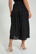 Load image into Gallery viewer, Redtag-Black-Tiered-Trouser-Colour:Black,-Filter:Women's-Clothing,-Limited-Edition-Trousers,-New-In,-New-In-Women,-Non-Sale,-S22B,-Section:Women-Women's-