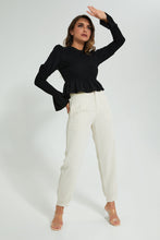 تنزيل الصورة على معرض الصور، Redtag-Black-Crinkled-Bottom-Top-Colour:Black,-Filter:Women's-Clothing,-Limited-Edition-Tops,-New-In,-New-In-Women,-Non-Sale,-S22B,-Section:Women-Women's-