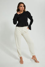 تنزيل الصورة على معرض الصور، Redtag-Black-Crinkled-Bottom-Top-Colour:Black,-Filter:Women's-Clothing,-Limited-Edition-Tops,-New-In,-New-In-Women,-Non-Sale,-S22B,-Section:Women-Women's-