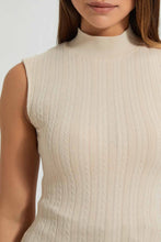 تنزيل الصورة على معرض الصور، Redtag-Beige-Sleeveless-Top-Colour:Beige,-Filter:Women's-Clothing,-Limited-Edition-Tops,-New-In,-New-In-Women,-Non-Sale,-S22B,-Section:Women-Women's-