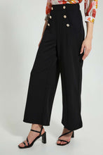 Load image into Gallery viewer, Redtag-Black-Wide-Leg-Pant-Leggings-Women's-
