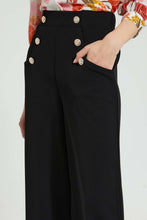 Load image into Gallery viewer, Redtag-Black-Wide-Leg-Pant-Leggings-Women's-