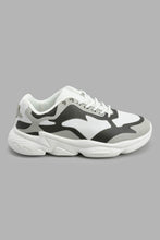 Load image into Gallery viewer, Redtag-Cream-Colour-Block-Chunky-Sneaker-Chunky-Shoes-Senior-Boys-5 to 14 Years