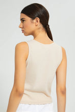 تنزيل الصورة على معرض الصور، Redtag-Taupe-Sleeveless-Ribbed-T-Shirt-Plain-Women's-