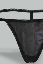 تنزيل الصورة على معرض الصور، Redtag-Black-Plain-Non-Padded-Frill-Babydoll-With-Thong-Babydolls-Women's-