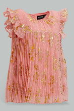 Load image into Gallery viewer, Redtag-Blue-Lace-Yoke-Front-Bow-With-White-Mesh-Dress-Dresses-Infant-Girls-3 to 24 Months