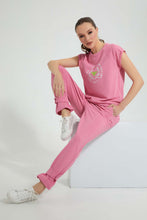 Load image into Gallery viewer, Redtag-Pink-Track-Pant-Leggings-Women's-