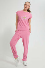 Load image into Gallery viewer, Redtag-Pink-Track-Pant-Leggings-Women's-