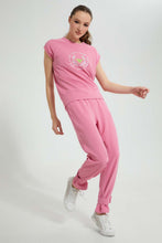 Load image into Gallery viewer, Redtag-Pink-Track-Pant-Leggings-Women's-
