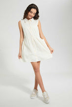 Load image into Gallery viewer, Redtag-Beige-Shirt-Dress-Dresses-Senior-Girls-9 to 14 Years