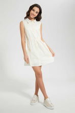 Load image into Gallery viewer, Redtag-Beige-Shirt-Dress-Dresses-Senior-Girls-9 to 14 Years