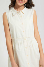 Load image into Gallery viewer, Redtag-Beige-Shirt-Dress-Dresses-Senior-Girls-9 to 14 Years