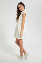 Load image into Gallery viewer, Redtag-Beige-Shirt-Dress-Dresses-Senior-Girls-9 to 14 Years