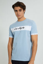 تنزيل الصورة على معرض الصور، Redtag-Blue-Cut-&-Sew-T-Shirt-Cut-And-Sewn-Men's-