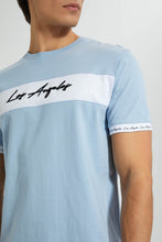 تنزيل الصورة على معرض الصور، Redtag-Blue-Cut-&-Sew-T-Shirt-Cut-And-Sewn-Men's-