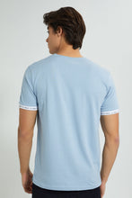 تنزيل الصورة على معرض الصور، Redtag-Blue-Cut-&-Sew-T-Shirt-Cut-And-Sewn-Men's-