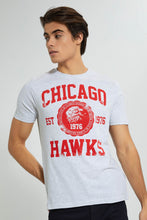 Load image into Gallery viewer, White Chicago Hawks T-Shirt