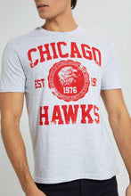 Load image into Gallery viewer, White Chicago Hawks T-Shirt