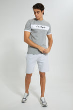 تنزيل الصورة على معرض الصور، Redtag-Grey-Cut-&-Sew-T-Shirt-Cut-And-Sewn-Men's-