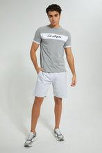 تنزيل الصورة على معرض الصور، Redtag-Grey-Cut-&-Sew-T-Shirt-Cut-And-Sewn-Men's-
