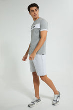 تنزيل الصورة على معرض الصور، Redtag-Grey-Cut-&-Sew-T-Shirt-Cut-And-Sewn-Men's-