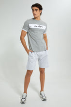 تنزيل الصورة على معرض الصور، Redtag-Grey-Cut-&-Sew-T-Shirt-Cut-And-Sewn-Men's-