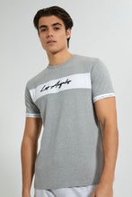 تنزيل الصورة على معرض الصور، Redtag-Grey-Cut-&-Sew-T-Shirt-Cut-And-Sewn-Men's-