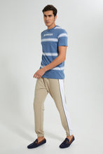 تنزيل الصورة على معرض الصور، Redtag-Beige-Cut-&-Sew--Jogger-Joggers-Men's-