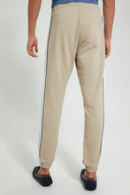 تنزيل الصورة على معرض الصور، Redtag-Beige-Cut-&-Sew--Jogger-Joggers-Men's-