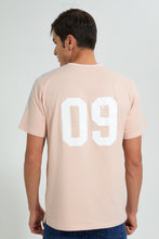 Load image into Gallery viewer, Redtag-Pink-Shoulder-Panel-T-Shirt-Colour:Pink,-Filter:Men's-Clothing,-Men-T-Shirts,-New-In,-New-In-Men,-Non-Sale,-S22B,-Section:Men-Men's-