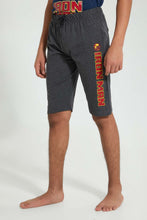 تنزيل الصورة على معرض الصور، Redtag-Navy-Iron-Man-Night-Suit-Pyjama-Sets-Senior-Boys-9 to 14 Years