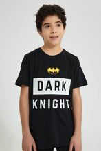 تنزيل الصورة على معرض الصور، Redtag-Black-Batman-Night-Suit-Pyjama-Sets-Senior-Boys-9 to 14 Years