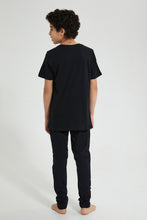 تنزيل الصورة على معرض الصور، Redtag-Black-Batman-Night-Suit-Pyjama-Sets-Senior-Boys-9 to 14 Years