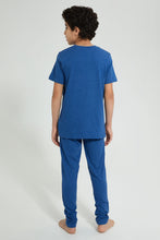 تنزيل الصورة على معرض الصور، Redtag-Blue-Superman-Night-Suit-Pyjama-Sets-Senior-Boys-9 to 14 Years