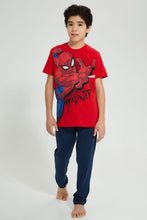 تنزيل الصورة على معرض الصور، Redtag-Red-Spiderman-Night-Suit-Pyjama-Sets-Senior-Boys-9 to 14 Years