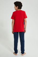تنزيل الصورة على معرض الصور، Redtag-Red-Spiderman-Night-Suit-Pyjama-Sets-Senior-Boys-9 to 14 Years