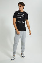 تنزيل الصورة على معرض الصور، Redtag-Grey-Pique-Jog-Pant-Joggers-Men's-