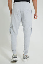 Load image into Gallery viewer, Redtag-Grey-Cargo-Pocket-Jogger-Colour:Grey,-Filter:Men's-Clothing,-Men-Joggers,-New-In,-New-In-Men,-Non-Sale,-S22B,-Section:Men-Men's-