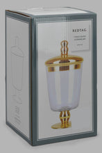 تنزيل الصورة على معرض الصور، Redtag-Gold-Glass-Storage-Jar-Lid-Category:Canisters-And-Jars,-Colour:Gold,-Filter:Home-Dining,-HMW-DIN-Sto-Storage,-New-In,-New-In-HMW-DIN,-Non-Sale,-PERIGOLD,-S22B,-Section:Homewares-Home-Dining-