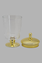 تنزيل الصورة على معرض الصور، Redtag-Gold-Glass-Storage-Jar-Lid-Category:Canisters-And-Jars,-Colour:Gold,-Filter:Home-Dining,-HMW-DIN-Sto-Storage,-New-In,-New-In-HMW-DIN,-Non-Sale,-PERIGOLD,-S22B,-Section:Homewares-Home-Dining-