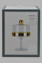 تنزيل الصورة على معرض الصور، Redtag-Gold-Glass-Cake-Stand-With-Dome-Category:Canisters-And-Jars,-Colour:Gold,-Filter:Home-Dining,-HMW-DIN-Sto-Storage,-New-In,-New-In-HMW-DIN,-Non-Sale,-PERIGOLD,-S22B,-Section:Homewares-Home-Dining-