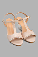 Load image into Gallery viewer, Redtag-Pink-T-Bar-Wedge-Mules-Women's-