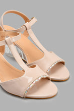 Load image into Gallery viewer, Redtag-Pink-T-Bar-Wedge-Mules-Women's-