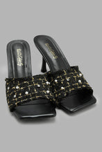 تنزيل الصورة على معرض الصور، Redtag-Black-Tweed-Mule-Mules-Women's-