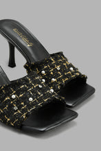 تنزيل الصورة على معرض الصور، Redtag-Black-Tweed-Mule-Mules-Women's-