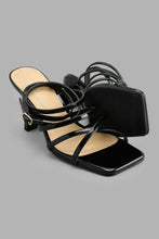 Load image into Gallery viewer, Redtag-Black-Strappy-Sandal-Mules-Women's-