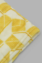 Load image into Gallery viewer, Redtag-White/Brown-Geometric-Print-Ultra-Soft-Blanket-
(Single-Size)-Category:Blankets,-Colour:Brown,-Filter:Home-Bedroom,-HMW-BED-Blankets,-New-In,-New-In-HMW-BED,-Non-Sale,-S22C,-Section:Homewares-Home-Bedroom-