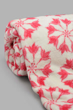 Load image into Gallery viewer, Redtag-Pink-Floral-Printed-Blanket-(Single-Size)-Category:Blankets,-Colour:Pink,-Filter:Home-Bedroom,-HMW-BED-Blankets,-New-In,-New-In-HMW-BED,-Non-Sale,-S22C,-Section:Homewares-Home-Bedroom-