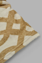 Load image into Gallery viewer, Redtag-Beige-Geometric-Print-Ultra-Soft-Blanket-(Double-Size)-Category:Blankets,-Colour:Beige,-Filter:Home-Bedroom,-HMW-BED-Blankets,-New-In,-New-In-HMW-BED,-Non-Sale,-S22C,-Section:Homewares-Home-Bedroom-